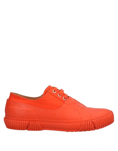 Both Sneakers In Orange