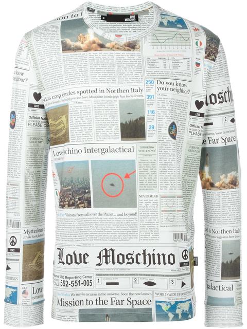 moschino newspaper jeans