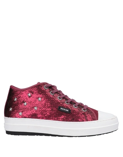 Ruco Line Sneakers In Garnet