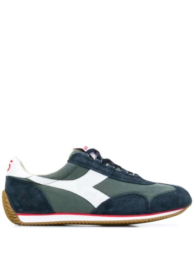 Diadora Green Suede Sneakers In Green
