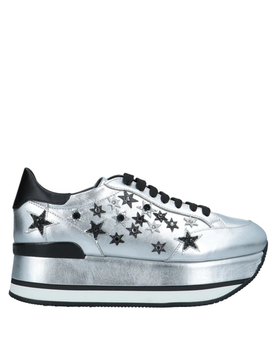 Hogan Sneakers In Silver