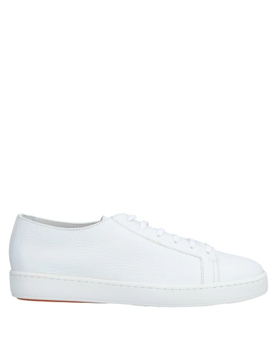 Santoni Sneakers In White