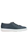 Santoni Sneakers In Dark Blue