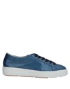 Santoni Sneakers In Slate Blue
