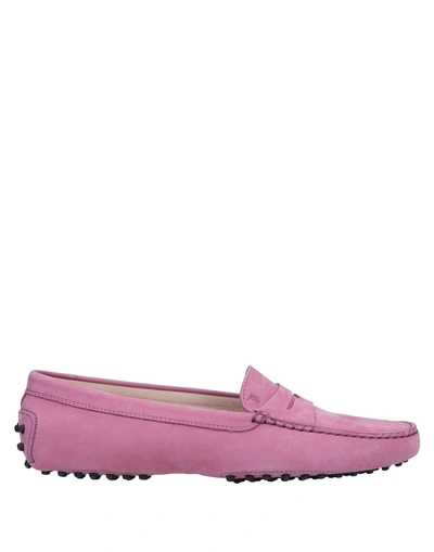 Tod's Loafers In Pink