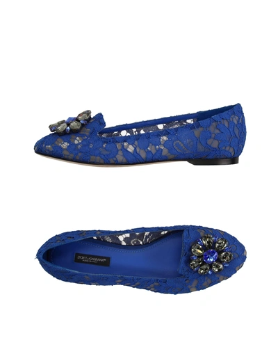 Dolce & Gabbana Loafers In Blue