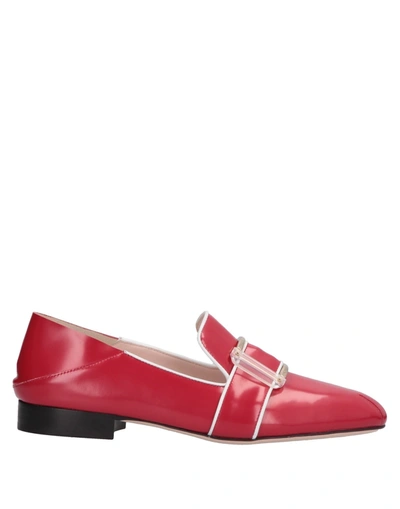 Pollini Loafers In Red