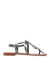 Marc By Marc Jacobs Flip Flops In Bronze