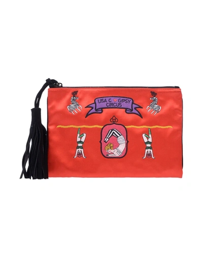 Lisa C Bijoux Handbag In Red