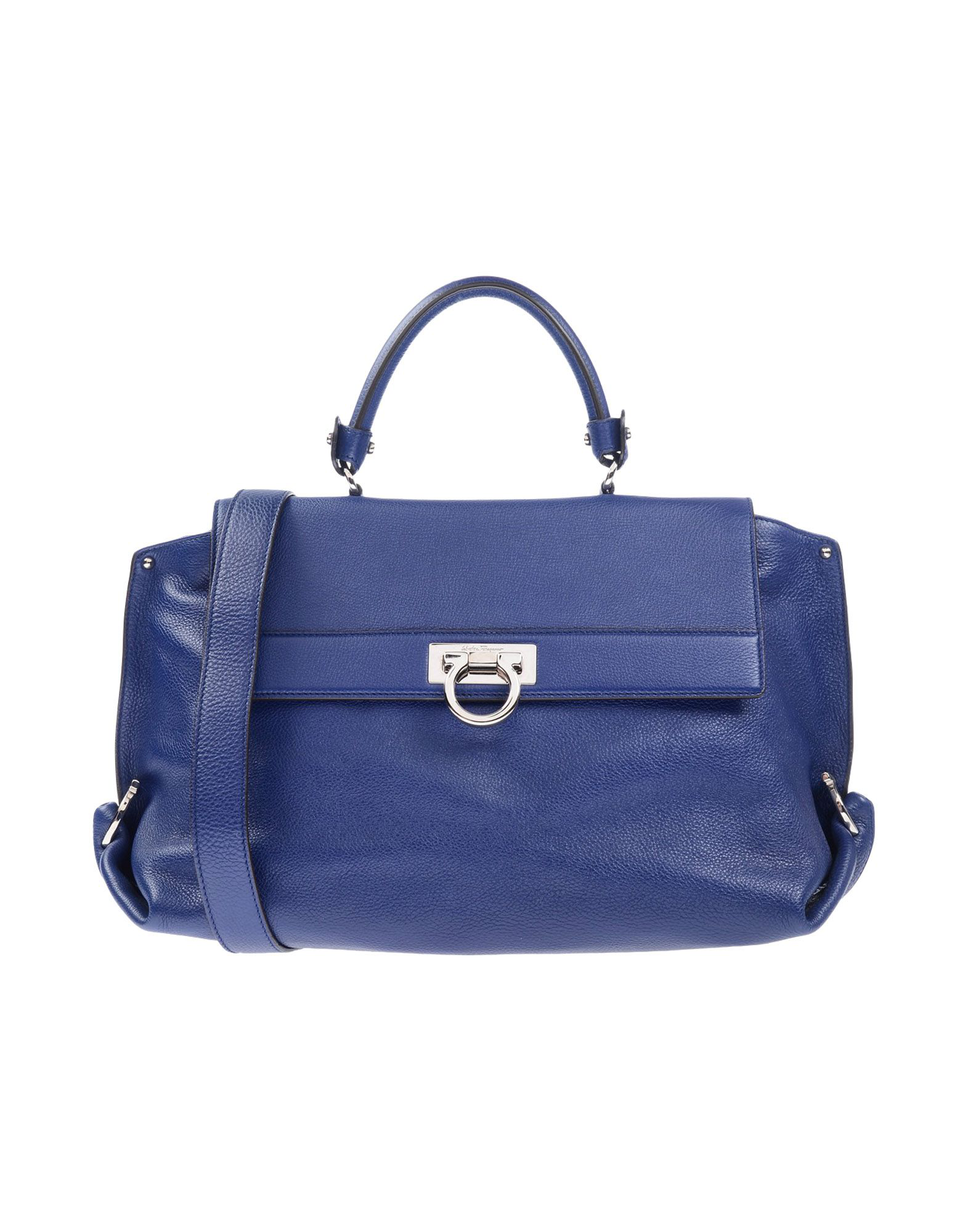 Salvatore Ferragamo Handbags In Blue | ModeSens