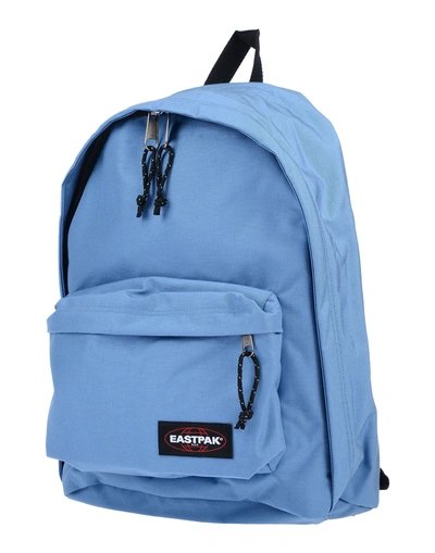 Eastpak Backpack & Fanny Pack In Pastel Blue