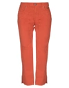 Jeckerson Cropped Pants & Culottes In Orange
