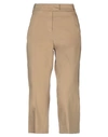 Dondup Cropped Pants In Beige