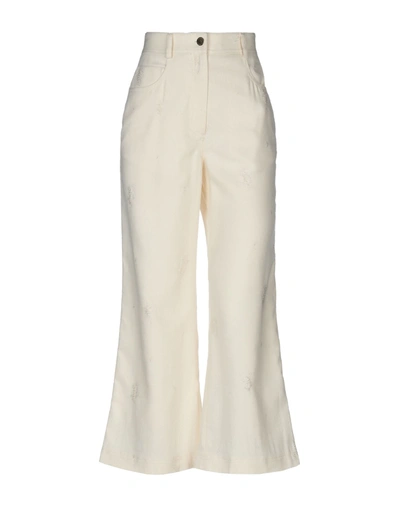 Sandro Pants In Ivory