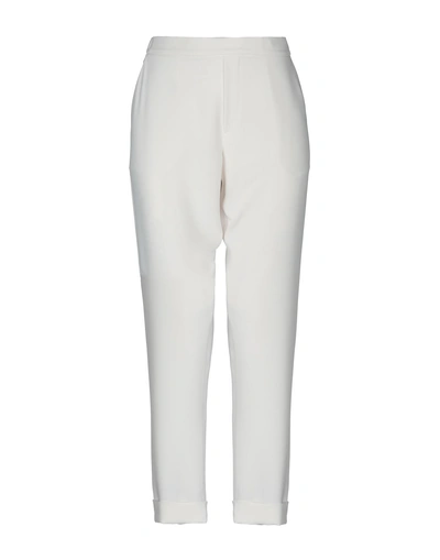 P.a.r.o.s.h Casual Pants In White