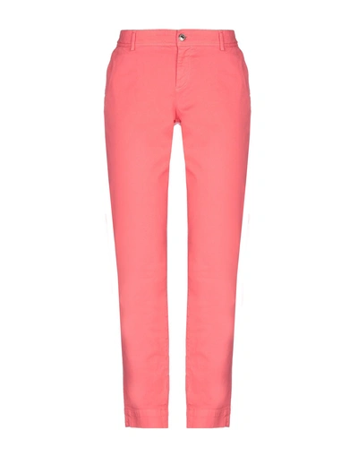 7 For All Mankind Casual Pants In Coral