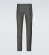 Incotex Stretch-cotton Casual Pants In Lead