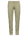 Re-hash Re_hash Man Pants Military Green Size 30 Cotton, Lyocell, Elastane In Brown
