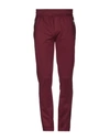 Bikkembergs Casual Pants In Maroon