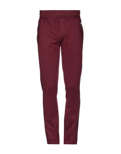 Bikkembergs Casual Pants In Maroon