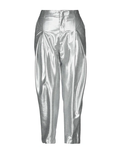 Pt01 Casual Pants In Silver