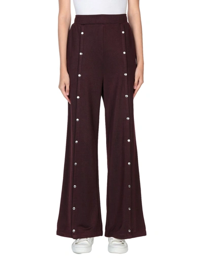 Alexander Wang T Casual Pants In Maroon