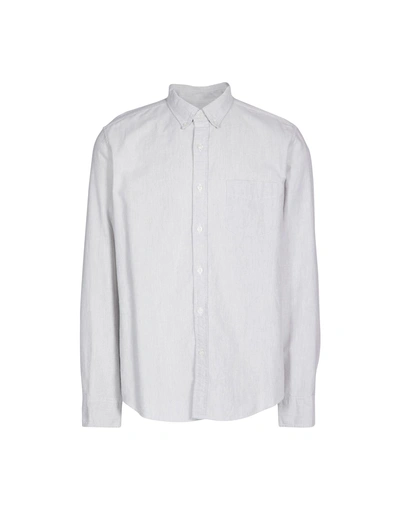 Jcrew Solid Color Shirt In Light Grey