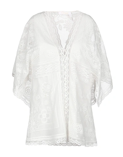 Chloé Lace Shirts & Blouses In White