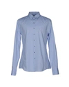 Dolce & Gabbana Solid Color Shirt In Sky Blue