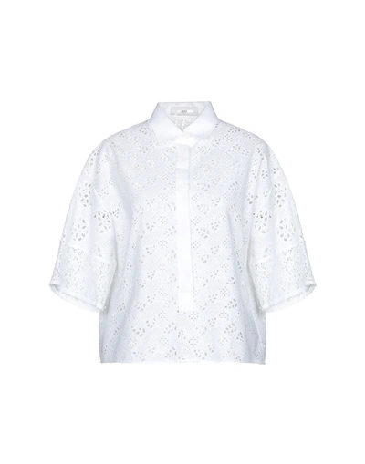 Valentino 纯色衬衫及女衬衣 In White