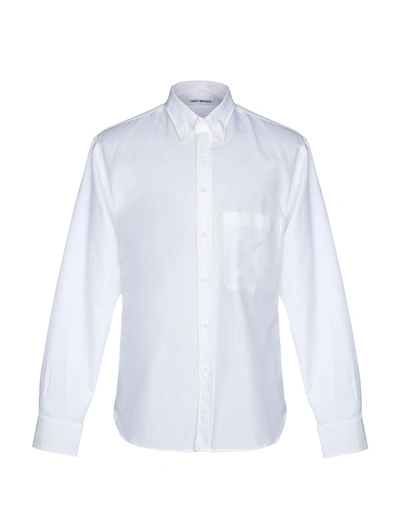 Umit Benan Solid Color Shirt In White