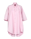 Balenciaga Solid Color Shirts & Blouses In Pink
