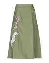Alessandra Chamonix 3/4 Length Skirts In Green