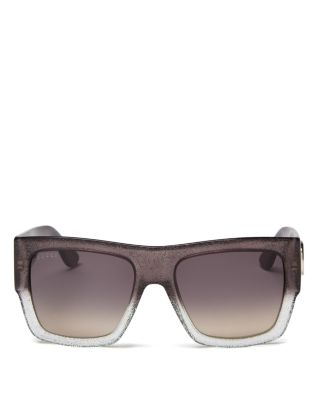 gucci oversized glitter sunglasses