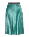 Pinko 3/4 Length Skirts In Deep Jade