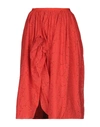 Brian Dales 3/4 Length Skirts In Red