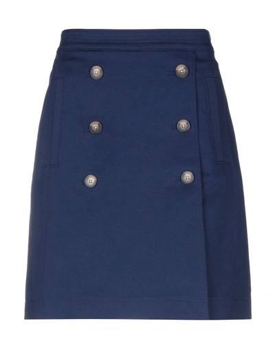 Tory Burch Knee Length Skirt In Dark Blue