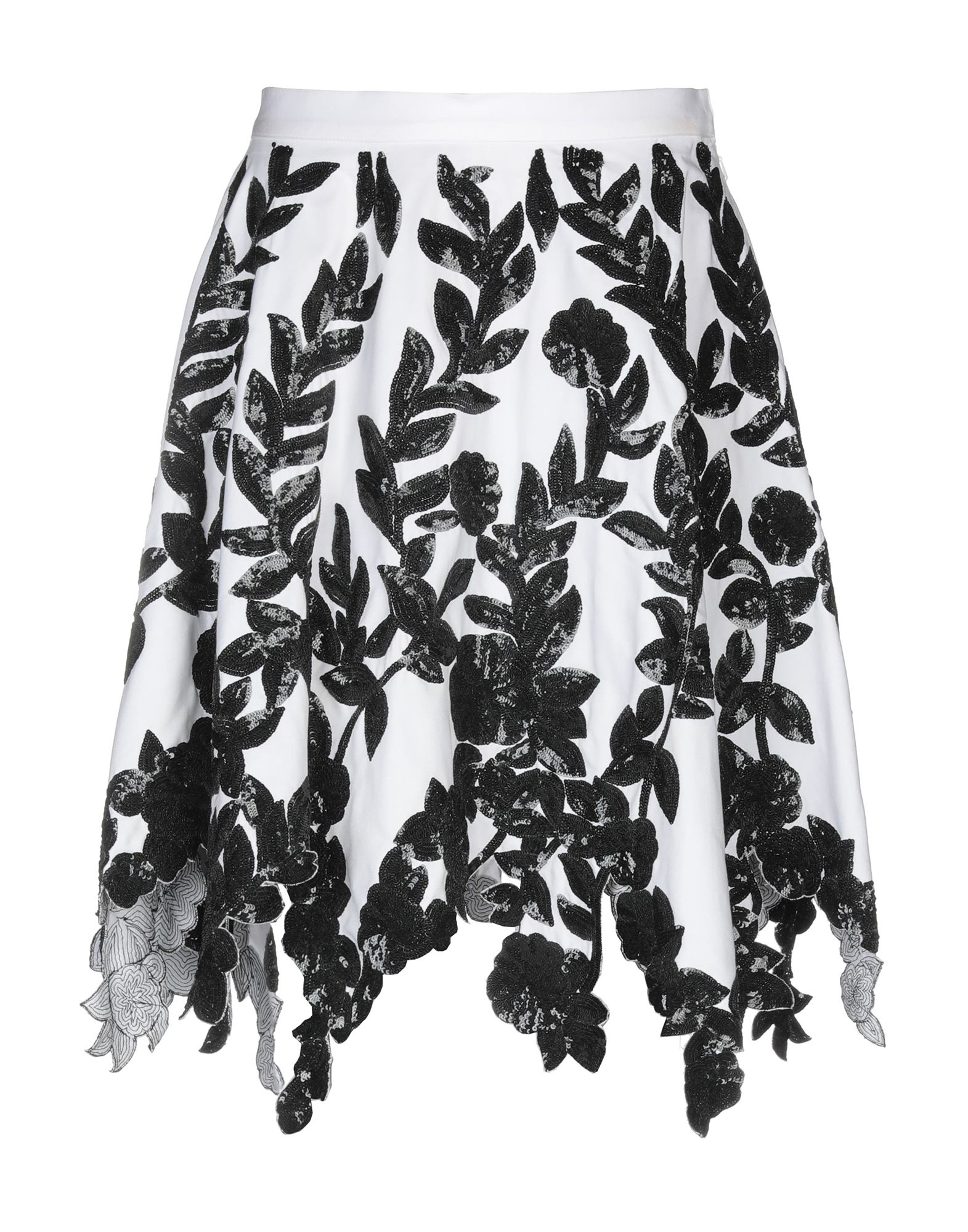 Blumarine Knee Length Skirt In White ModeSens