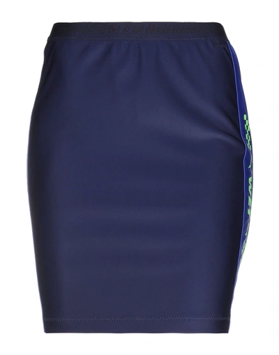 Fenty X Puma Knee Length Skirt In Dark Blue
