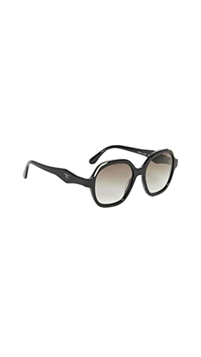 Prada Heritage Angled Butterfly Sunglasses In Grey Gradient