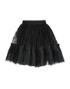Amen Couture Midi Skirts In Black
