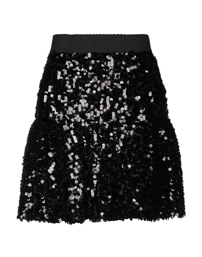 Dolce & Gabbana Knee Length Skirt In Black