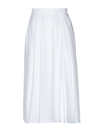 Sportmax Code Knee Length Skirts In White