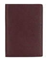 Smythson Document Holders In Maroon