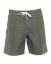 Sundek Swim Shorts In Military Green