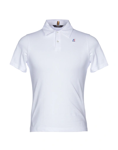 K-way Polo Shirts In White