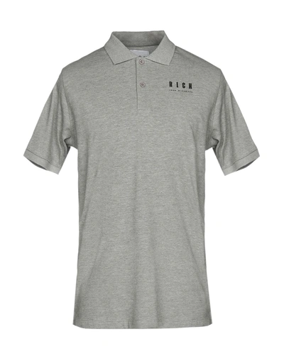 John Richmond Polo Shirts In Grey