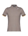 K-way Polo Shirts In Beige