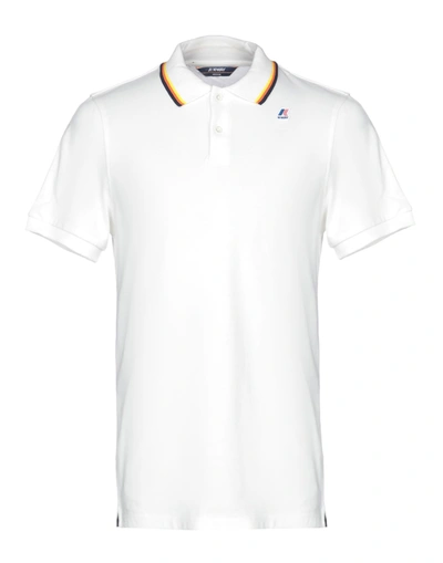 K-way Polo Shirts In White