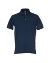 Authentic Original Vintage Style Polo Shirts In Blue